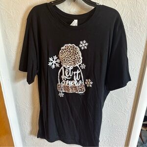 Let it snow tee
